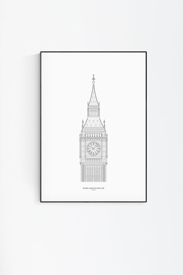 Big Ben print_studio romuu