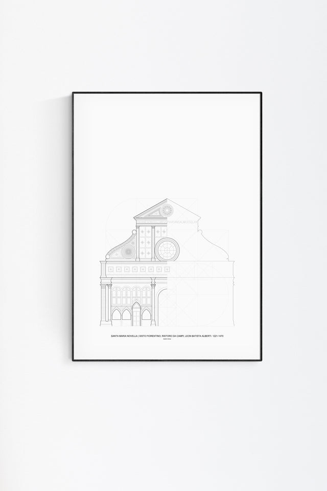 Santa Maria Novella_art print_studio romuu_raw series