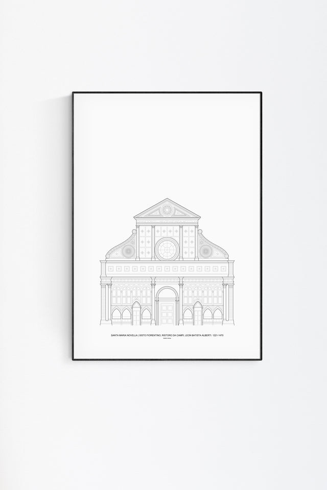 Santa Maria Novella_art print_studio romuu_art print