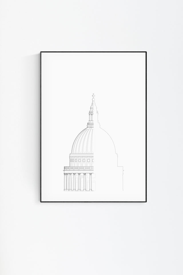 St Pauls Cathedral_Studio Romuu print