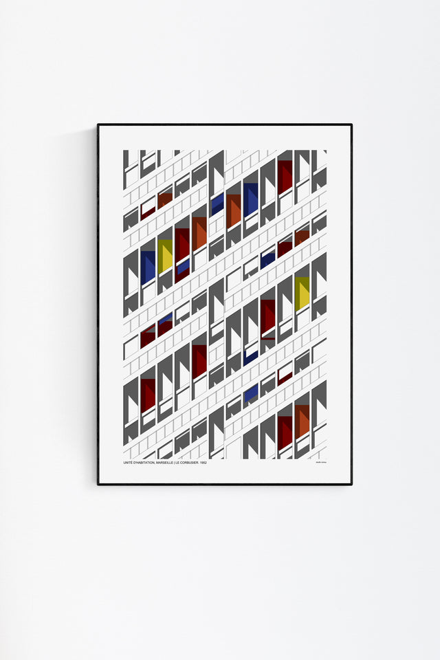 Unite d'habitation print by studio romuu