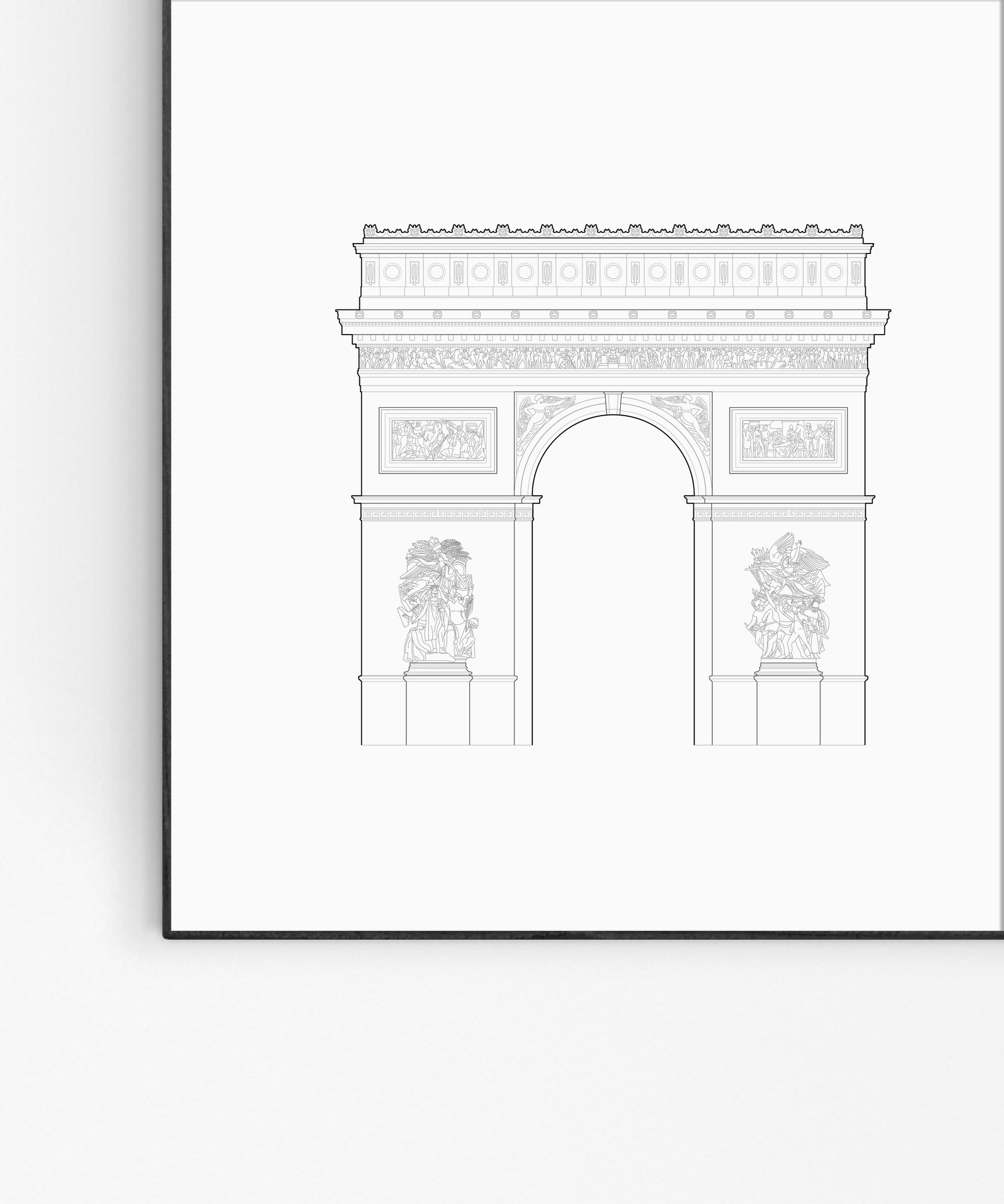 Arc de Triomphe elevation