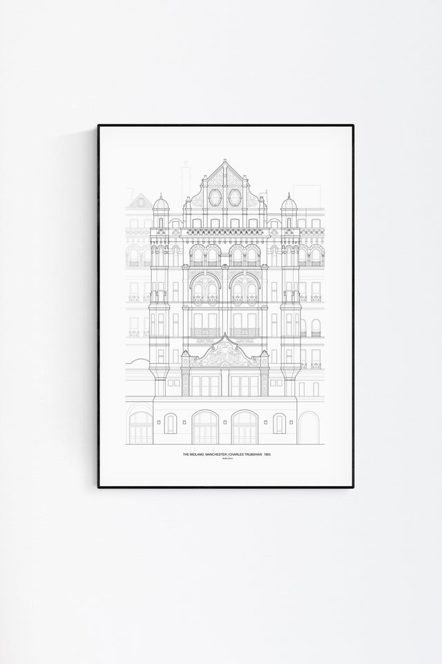 The Midland Hotel Architecture Print - Feature